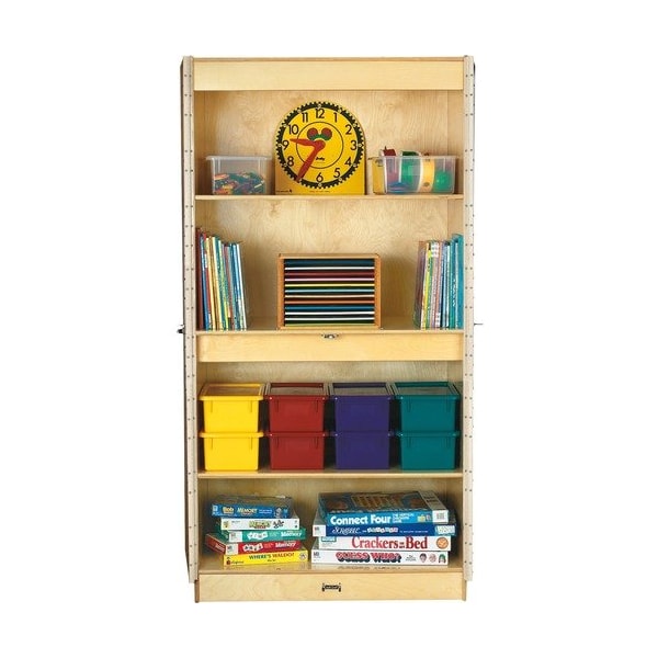 JontiCraft 5950JC, Teacherft s Storage Classroom Closet, 36w X 24d X 72h, White